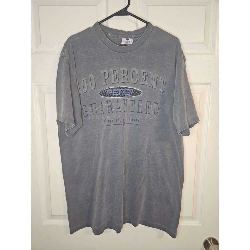 Vintage Nothing Else Is A Pepsi Single Stitch Overdye T-Shirt Mens Size  L / XL
